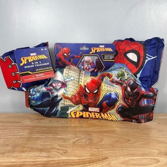 Spiderman Marvel 2 in 1 Swim Trainer 2-4 Years 33-45 pounds What Kids Want - Picture 10 of 10